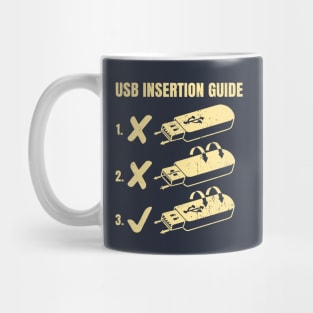 USB Insertion Guide Mug